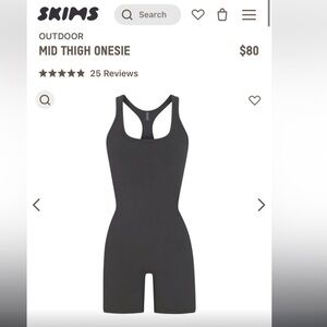 SKIMS Outdoor Mid Thigh Onsie